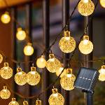 Brilagi Brilagi- соларен LED декоративен гирлянд BUBBLE, 200 LED / 8 режима, 20 m, IP65, топла бяла светлина (BG0839)