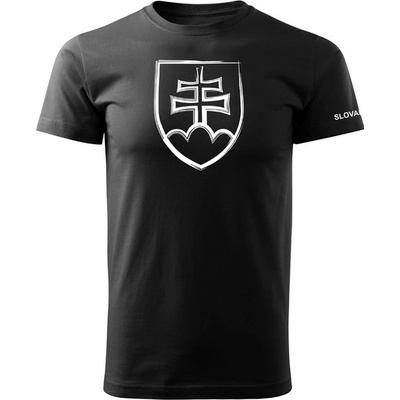 Dragowa krátke tričko slovenský znak čierne