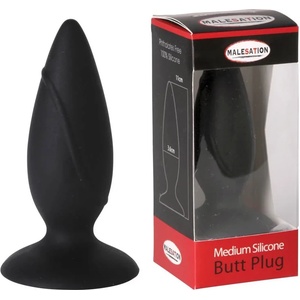  Силиконов анален плъг, размер M, 11см. - Malesation Silicone Plug (MALESA0011)