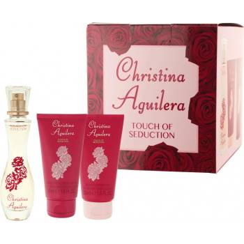 Christina Aguilera Touch of Seduction EDP 30 ml + sprchový gel 50 ml + tělové mléko 50 ml dárková sada