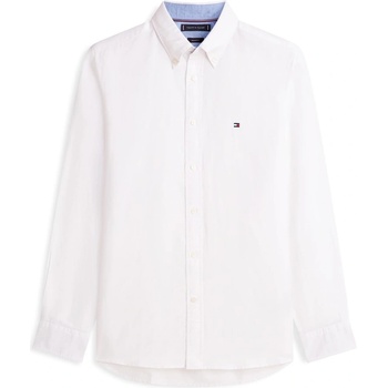 Tommy Hilfiger Риза с дълъг ръкав Tommy Hilfiger Men's Long Sleeve Shirt - White
