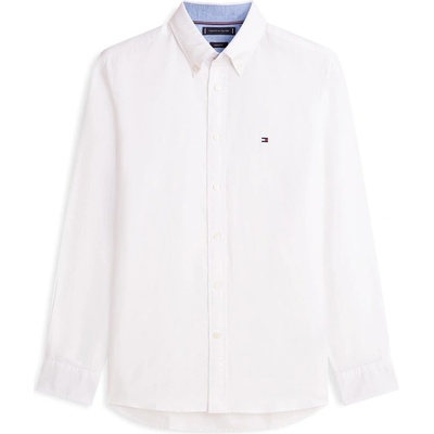 Tommy Hilfiger Риза с дълъг ръкав Tommy Hilfiger Men's Long Sleeve Shirt - White