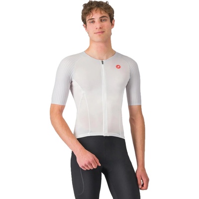 Castelli Free Speed 3 Race Top White/Silver gray