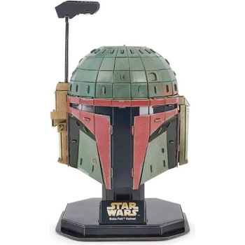 Spin Master Детска играчка 4D пъзел Spin Master Star Wars Boba Fett Helmet, 93 ч