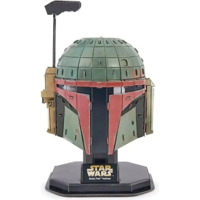Spin Master Детска играчка 4D пъзел Spin Master Star Wars Boba Fett Helmet, 93 ч