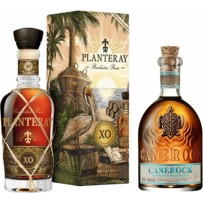 Canerock 40% 0,7 l a Planteray XO 20th Anniversary 40% 0,7 l (set)