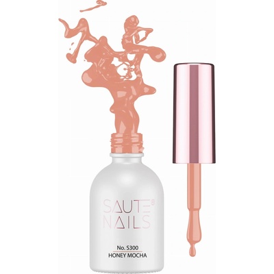 SAUTE NAILS Hybridný lak na nechty S300 HONEY MOCHA 8ml