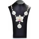 Dannyra Колие с естествена орхидея и перли Майорка Fantastic Orchid Dannyra Jewels