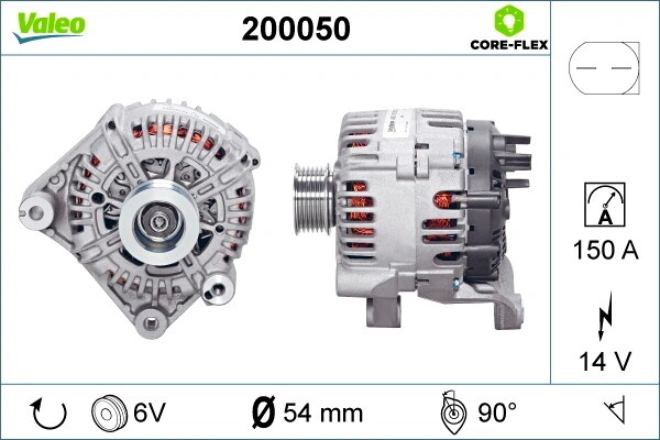 Alternátor VALEO 200050