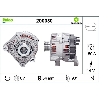 Alternátor VALEO 200050