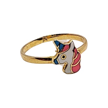 VipGold Златен детски пръстен 0.96 гр (dpr06)