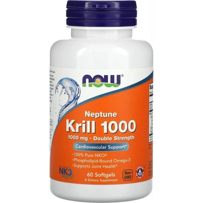 NOW Krill Oil Neptune olej z krilu 1000 mg,60 softgel kapsúl