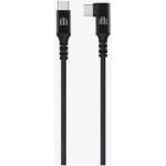 Dviced Angled Braided cable USB-C to USB-C, 1, 25m - black (DV120016) - iStore