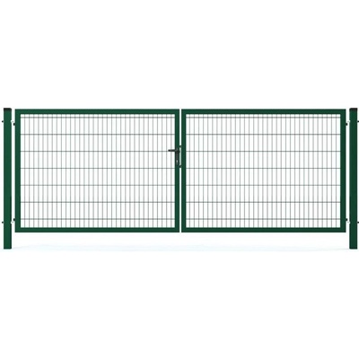 EKOfence Brána 2kr. 2D BOX ZnPVC 4000x1500mm RAL6005 zelená 14182