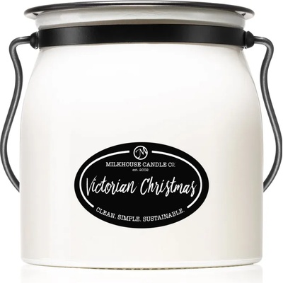 Milkhouse Candle Milkhouse Candle Co. Creamery Victorian Christmas ароматна свещ Butter Jar 454 гр