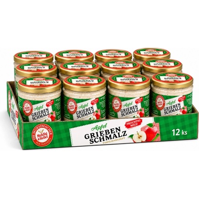 Mehlig & Heller škvarková pomazánka s jablky 12x160 g