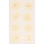 FD Детски килим в цвят слонова кост и жълто 160x230 cm Dazzy Vanilla - FD (5901760436212)