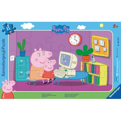 Ravensburger - Puzzle Prasiatko Peppa 15 dielikov II - 1 - 39 piese
