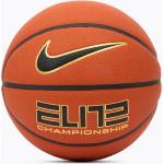 Nike Баскетболна топка Nike Elite Championship 8P 2.0 Deflated amber court/ black/metallic gold/ black размер 6