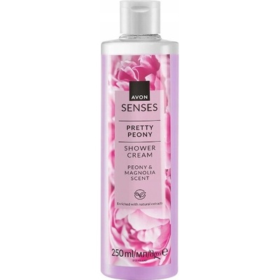 Avon Senses Krémový sprchový gél Pretty Peony 250 ml