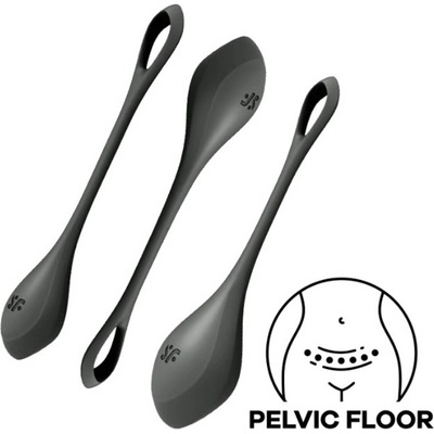 Satisfyer Sada vaginálnych činiek YONI POWER 2 TRAINING čierna