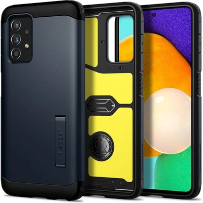 Spigen Tough Armor Case - хибриден кейс с най-висока степен на защита за Samsung Galaxy A52 (тъмносив)