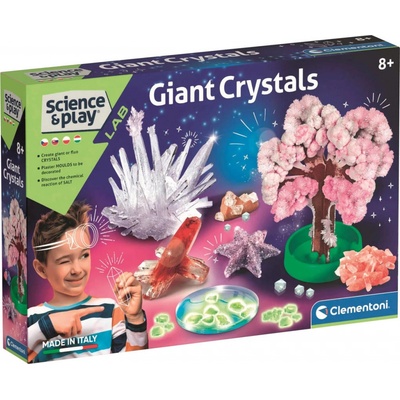 Clementoni SCIENCE MEGA Fluo krystaly – Zboží Dáma