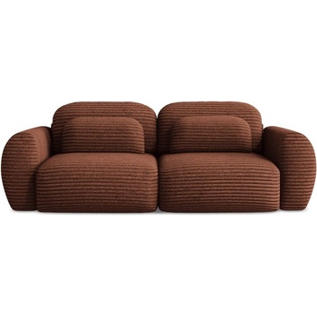 makamii Теракотен разтегателен диван с място за съхранение от рипсено кадифе 266 cm Kini - Makamii (KINI_3SF_42_P1_C3)