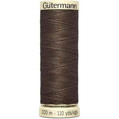 252 Univerzální šicí nit Gütermann 100% PES, hnědá