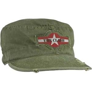 The Clash Star Logo (Distressed) Шапка с козирка Olive Green UNI (CLMILCAP01GR01)