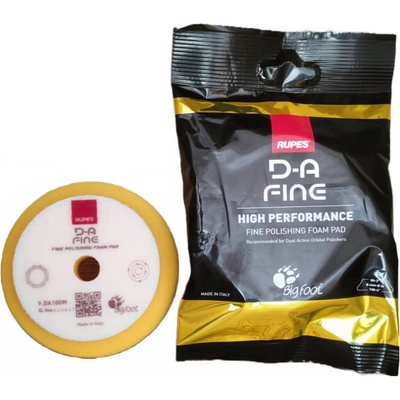 Rupes High Performance Fine Foam Pad D-A Fine 80/100 mm