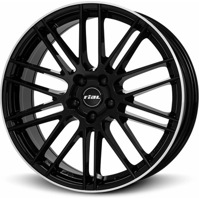 Rial Kibo X 9,5x21 5x112 ET53 black rim polished