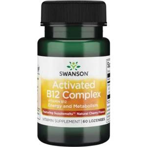 Swanson Activated B12 Complex, 60 дъвчащи таблетки, Swanson (SWU907)