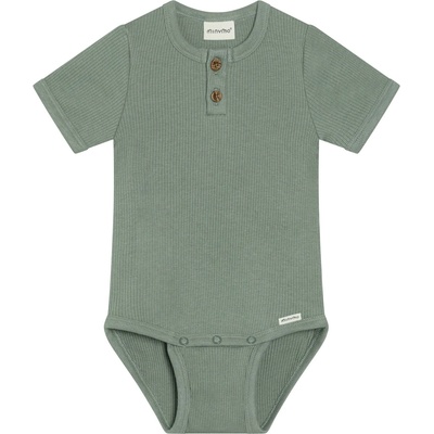 Minymo Детско ежедневно термо бельо Minymo Kid's Body S/S Rib Body - Lily Pad - размер 86 (EU) (714-1855-0115)