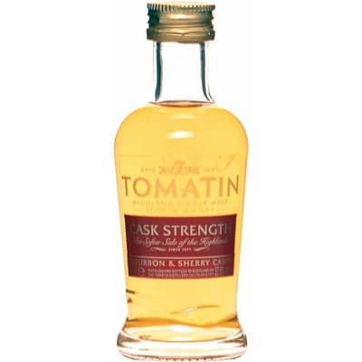Tomatin Cask Strength MINI 57.5% 0,05 l (čistá fľaša)
