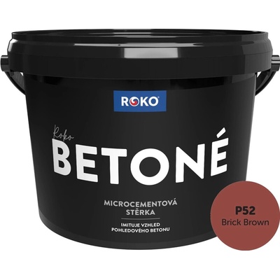 Rokospol Roko Betoné dekorativní stěrka P52 Brick Brown 7 kg
