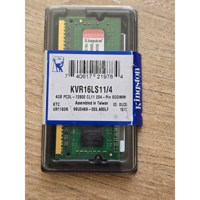 Kingston DDR3L 4GB 1600MHz CL11 KVR16LS11/4
