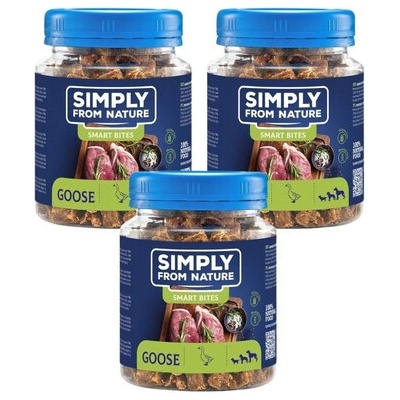 SIMPLY FROM NATURE Smart Bites husa 3 x 130 g