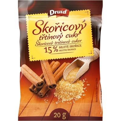 Druid Škoricový trstinový cukor 20 g