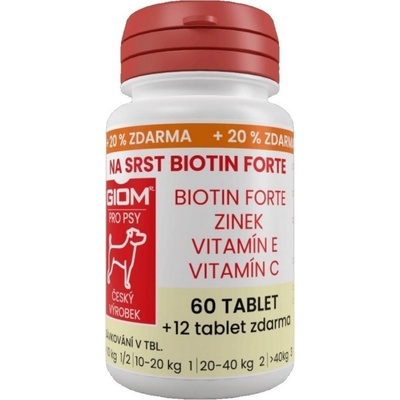 Giom na srst Biotin 60 tbl