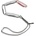 Black Diamond Осигурителна примка Black diamond Link Personal Anchor Daisychain - Gray / Red - размер 87, 5 cm (314-0095-0111)