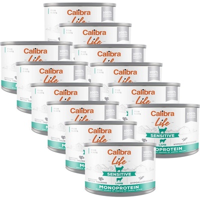 Calibra Cat Life Sensitive Lamb 12 x 200 г