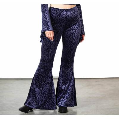 дамски панталони KILLSTAR - Ferine Bell - Plum - KSRA006417