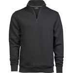 TEE JAYS tj5438 / Мъжки суитшърт с 1/4 цип - тъмносив l (18543867003)