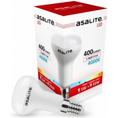 Asalite ASAL0065 LED žiarovka E14 5 W reflektorová R50 mliečna K 4000