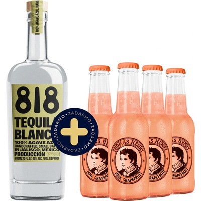 818 Tequila Blanco by Kendall Jenner 40% 0,7 l (holá láhev) – Zboží Dáma