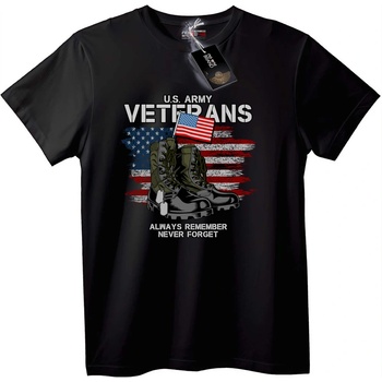 NOONEBRAND Тениска U. S. Army Ветерани - L, White