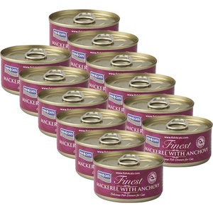 Fish4Dogs Fish4cats Най-добра Скумрия и Аншоа 12 x 70 г