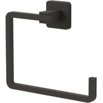 TEKNO TEL Закачалка за кърпа tekno tel tr mg 335b, 19х14х6 см, Закрепване с дюбел, Матово черно (9999150005)