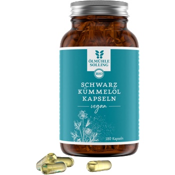 Ölmühle Solling Био масло от черен кимион 500 мг - 180 капсули